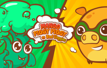 Mango Piggy Piggy VS Bad Veggies